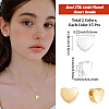 30Pcs 2 Colors Brass Beads KK-BBC0028-27-2