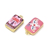 Printed Brass Pendants KK-CBA84C5-17G-2