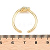 Brass Micro Pave Cubic Zirconia Finger Rings RJEW-C153-01G-7