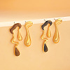 Irregular Teardrop Alloy Stud Earrings WH-WG48A63-02-3