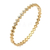 304 Stainless Steel Hinged Bangles for Women BJEW-C132-01A-G-4