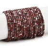 Natural Red Rainbow Jasper Beads Strands LS-GG-CBA2498-A06-01-2