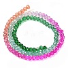 Transparent Painted Glass Beads Strands DGLA-A034-T4mm-A03-5