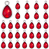 30Pcs Alloy Glass Pendants FIND-SC0022-43-1