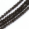 Natural Smoky Quartz Bead Strands G-G914-2mm-24-2