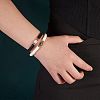 Heart Pattern Beads Stretch Bracelets Set for Women BJEW-SZ0001-92-7