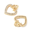 Brass Micro Pave Cubic Zirconia Pendants KK-R219-04G-2