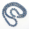 Electroplate Glass Bead Strands X-EGLA-S131-6mm-A04-2