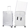Transparent PVC Luggage Cover AJEW-WH20080-52H-1