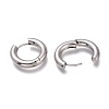 201 Stainless Steel Huggie Hoop Earrings EJEW-O095-05-26-3
