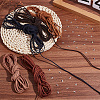 5Pcs 5 Colors Flat Faux Suede Cord LW-CY0001-01-4