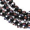 Handmade Bumpy Lampwork Beads Strands LA-CBA05D6-01-12-2