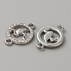 Alloy Crystal Rhinestone Connector Charms LS-FIND-WH0002-74P-2