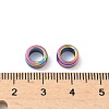 Ion Plating(IP) 304 Stainless Steel Grooved Beads STAS-WH0055-04RC-3