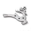 Christmas Theme Anti-Tarnish 304 Stainless Steel Pendants STAS-R003-04P-06-2