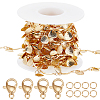 Beebeecraft DIY Shell Charms Chain Bracelet Necklace Making Kit DIY-BBC0001-64-1