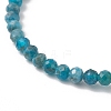 Natural Apatite Beaded Cuff Bangles BJEW-JB13326-01-4