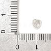 925 Sterling Silver Cubic Zirconia Heart Beads STER-F060-03S-01-3