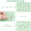 48Pcs 8 Style 304 Stainless Steel Earring Hooks STAS-UN0022-81-5