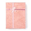Jewelry Cardboard Boxes with Flower(Color Random Delivery) and Sponge Inside LS-CBOX-R023-4-2