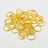 Eco-Friendly Brass Round Rings LS-KK-M165-7mm-02G-RS-1