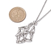 Non-Tarnish 3Pcs 3 Styles 304 Stainless Steel Macrame Pouch Necklace Makings NJEW-JN04901-02-5