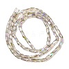 Electroplate Glass Beads Strands GLAA-P068-HR02-2