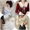 Cotton Pleated Elastic Lace Ribbon OCOR-WH20006-30B-4