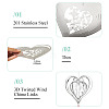 201 Stainless Steel Connector Charms/Links STAS-TA0006-04-5