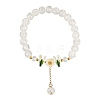 Glass Bead Charm Bracelets BJEW-YW00007-01-1