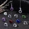 Teardrop Transparent K9 Glass Pendants GLAA-SP0001-22-4
