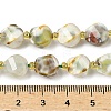 Natural Fire Crackle Agate Beads Strands G-U023-A16-02-5