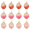 12Pcs 3 Colors Opaque Acrylic Charms MACR-UN0001-02-1