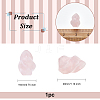 Torch Natural Rose Quartz Display Decorations DJEW-WH0042-08A-03-2