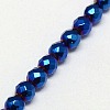 Electroplate Non-magnetic Synthetic Hematite Beads Strands G-J169B-2mm-03-3