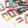 Olycraft 16Pcs 8 Colors Resin & Walnut Wood Links/Connectors RESI-OC0001-07-5