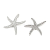 Brass Micro Pave Clear Cubic Zirconia Pendants KK-G535-02A-P-2