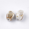 Handmade Porcelain Beads PORC-S498-07G-2