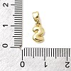 Brass Letter Charms KK-G554-22G-S-3