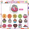 15Pcs 15 Styles PVC Plastic Beads SIL-SZ0002-03-2