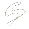 304 Stainless Steel Slider Necklace Makings AJEW-JB01289-02-1