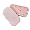 Velvet Ring Organizer Boxes with Lid CON-WH0089-191-1