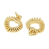 Brass Pendants KK-D218-13G-02-2