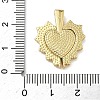 Brass Micro Pave Cubic Zirconia Pendants KK-L257-08G-01-3