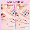 8Pcs 2 Styles Alloy 4-Claw Pick up Tool for Small Parts Pickup TOOL-ME0001-14-3