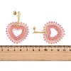 Glass Seed Bead Dangle Earrings EJEW-MZ00768-6