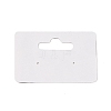 Rectangle Paper One Pair Earring Display Cards with Hanging Hole CDIS-C004-04B-3