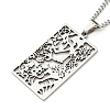 Non-Tarnish 304 Stainless Steel Pendant Necklaces LS-NJEW-L118-02P-02-1