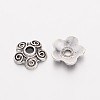 Tibetan Style Alloy Bead Caps LS-EA478Y-2