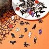 60Pcs 15 Styles Halloween Theme Alloy Enamel Pendants FIND-FS0002-89-9